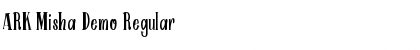 ARK Misha Demo Regular Font