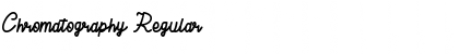 Chromatography Regular Font