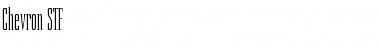 Chevron STF Regular Font