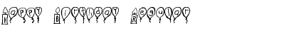 Happy Birthday Regular Font