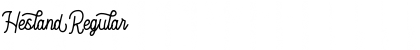 Hesland Regular Font