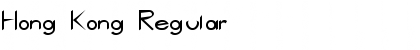 Hong Kong Regular Font