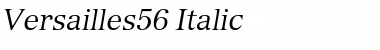 Versailles56 RomanItalic Font