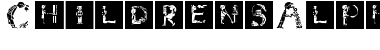 ChildrensAlphabetInvers Regular Font