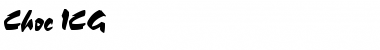 Choc ICG Regular Font