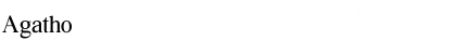 Agatho Narrow Font