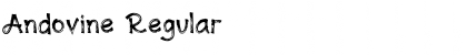 Andovine Regular Font
