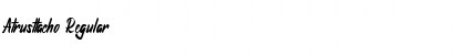 Atrusttacho Regular Font