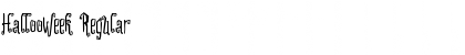 Hallooweek Regular Font