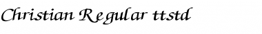 Christian Regular Font