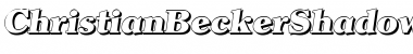 ChristianBeckerShadow-Heavy Italic Font