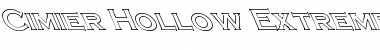 Cimier Hollow Extreme Lefty Regular Font