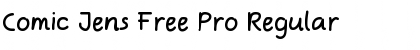 Comic Jens Free Pro Regular Font