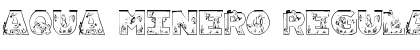 Aqua Minero Regular Font