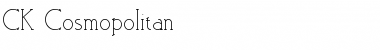 CK Cosmopolitan Regular Font