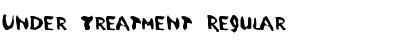 Under Treatment Regular Font