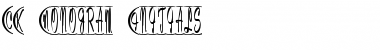 CK Monogram Initials Regular Font