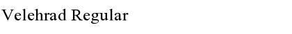Velehrad Regular Font
