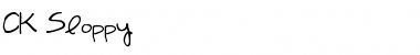 CK Sloppy Regular Font