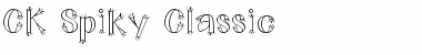CK Spiky Classic Regular Font