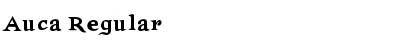 Auca Regular Font
