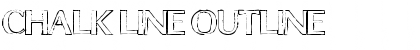 Chalk Line Outline Font