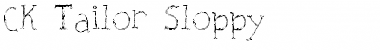 CK Tailor Sloppy Regular Font