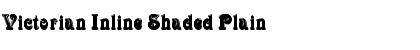 Victorian Inline Shaded Plain Font