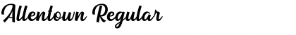 Allentown Regular Font