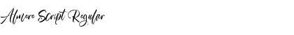 Almere Script Regular Font