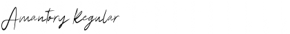 Amantory Regular Font