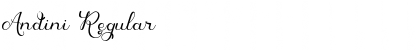Andini Regular Font
