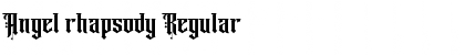 Angel rhapsody Regular Font