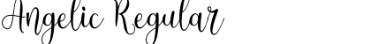 Angelic Regular Font