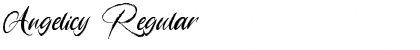Angelicy Regular Font