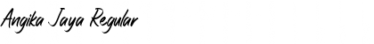 Angika Jaya Regular Font