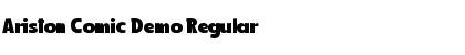 Ariston Comic Demo Regular Font