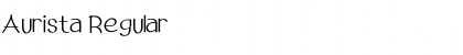 Aurista Regular Font