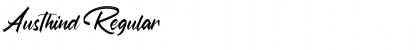 Austhind Regular Font