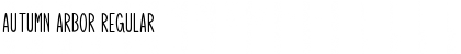 Autumn Arbor Regular Font