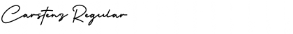 Carstenz Regular Font