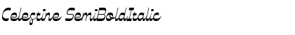 Celestine SemiBoldItalic Font