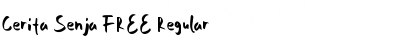 Cerita Senja FREE Regular Font