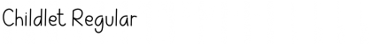Childlet Regular Font