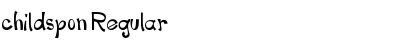 childspon Regular Font