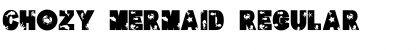 Chozy mermaid Regular Font