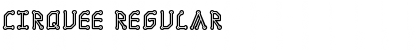 Cirquee Regular Font