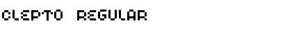 Clepto Regular Font