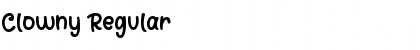 Clowny Regular Font