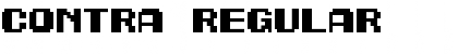 Contra Regular Font